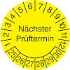 Prüfplakette Nächster Prüftermin 25-30 [25-30]