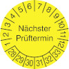 Prüfplakette Nächster Prüftermin 28-33 [28-33]