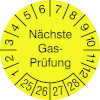 Prüfplakette Nächste Gasprüfung 25-28 [25-28]