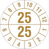 Halbjahres Prüfplakette 25 [25]