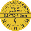Prüfplakette Geprüft gemäß VDE - ELEKTRO PRÜFUNG