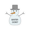 Hinweisschild Winterdienst