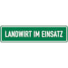 SafetyMarking Hinweisschild Landwirt im Einsatz