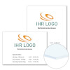 Individuell gefertigtes Firmen - / Werbeschild PVC - Hartschaumplatte 5, 0 mm weiß, Ecken spitz,  ohne Bohrung