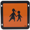 Schulbusschild, starr, Aluminium 2mm,  kaschiert mit Reflexfolie