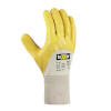 Texxor 2354 Arbeitshandschuh beige gelb mit Nitril 3 / 4 beschichtet und Strickbund