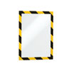 DURABLE Informationsrahmen DURAFRAME Magnetic Security A4, schwarz / gelb, 