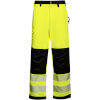 Korntex EOS HiVis Hose Signalgelb mit zwei Reflexstreifen und Kniepolstertaschen