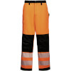 Korntex EOS HiVis Hose Signalorange mit zwei Reflexstreifen und Kniepolstertaschen