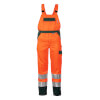 Warnschutzkleidung Warnschutzhosen PLANAM Warnschutz - Latzhose, orange - grün