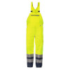 Warnschutzkleidung Warnschutzhosen PLANAM Warnschutz - Latzhose Winter, gelb - marine, 