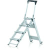 Treppen Sicherheitstreppen, klappbar ZARGES Z 500, stabiles Leichtmetall,  