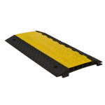 wolk Kabelbrücke heavy mit 5 Kanälen und Tragegriff, stabile PE-Klappe