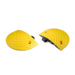 Fahrbahnschwelle Endstück gelb für Richtgeschwindigkeit 30 km/h