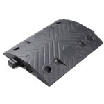 Fahrbahnschwelle Mittelstück schwarz für Schrittgeschwindigkeit 10 km/h