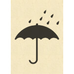 Verpackungsetiketten aus Graspapier - Packstückorientierung Vor Nässe schützen