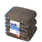 wolk Auto-Trockentuch 1200 GSM zum Trocknen, Entstauben, Auftragen von Wachs oder Politur in versch. Farben