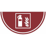 Bodenmarkierung für Feuerlöscher R10 Symbol Feuerlöscher
