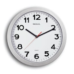 Maul step 30 Wanduhr Quarzuhr Abdeckung aus flachem Mineralglas, und Zahlenziffernblatt