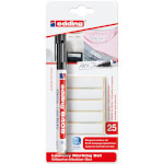 edding 8408 Wäsche-Markier-Set Rundspitze, wischfest und schnell trocknend, geruchsarme Tinte