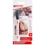 edding 8408 Schuh-Markier-Set Rundspitze, wischfest und schnell trocknend, geruchsarme Tinte