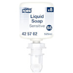 Tork 425202 Sensitive Hand Mini Flüssigseife Premium Seife für Spendersystem S5