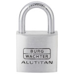 Burg Wächter Zylinder-Vorhangschloss AluTitan 770 30 massiver Aluminiumkörper, doppelt verriegelt