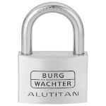 Burg Wächter Zylinder-Vorhangschloss AluTitan 770 60 massiver Aluminiumkörper, doppelt verriegelt