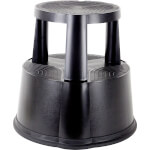 Rollhocker Standard Kunststoff Mobil-Step rutschsicher, mit großem Gummistandsring bis 265 kg Tragkraft