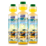 wolk Sparset Scheibenwischwasser Auto Konzentrat 1:100 Lemon Rush Scheibenreiniger für 25 L Wischwasser