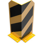 Schake Anfahrschutzwinkel aus Stahlblech gelb/schwarz zweiseitiger Schutz zum Aufschrauben