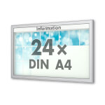 Planus 65 E Wand-Schaukasten eckig Format für 24 × DIN A4 Blätter
