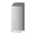 wolk Edelstahl Seifenspender 400 ml mit Antifingerprint mit Bedienhebel und Füllstandsanzeige