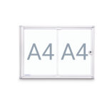 Maul Schaukasten extraslim, 2 x A4 Format für 2 x DIN A4 Blätter