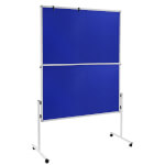 Legamaster Economy mobile Moderationswand klappbar mit Rollen Tafelrahmen aus weißem Aluminium