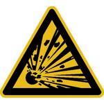 Warnschild Warnung vor explosionsgefährlichen Stoffen