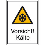 Warn-Kombischild Vorsicht! Kälte