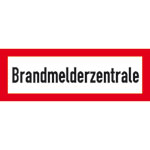 Brandschutzschild - nachleuchtend Brandmelderzentrale
