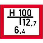 Hinweisschild für die Feuerwehr Hinweis auf einen Unterflurhydranten