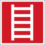 Brandschutzschild - nachleuchtend Leiter