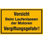 Hinweisschild für Tankanlagen und Garagen Vorsicht!