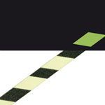 SafetyMarking HI 150 SafetyWalk/Antirutschstreifen langnachleuchtend/schwarz