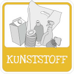 Hinweisschild Mülltrennung