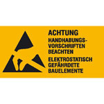 Warn-Kombischild Elektrostatisch gefährdete Bauelemente