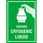SafetyMarking Gefahrgutaufkleber CONTAINS CRYOGENIC LIQUID