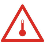 Kennzeichnung für Stoffe die im erwärmten Zustand