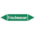 Rohrleitungspfeil Frischwasser