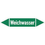 Rohrleitungspfeil Weichwasser