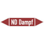 Rohrleitungspfeil ND Dampf