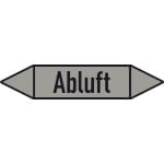 Rohrleitungspfeil Abluft
